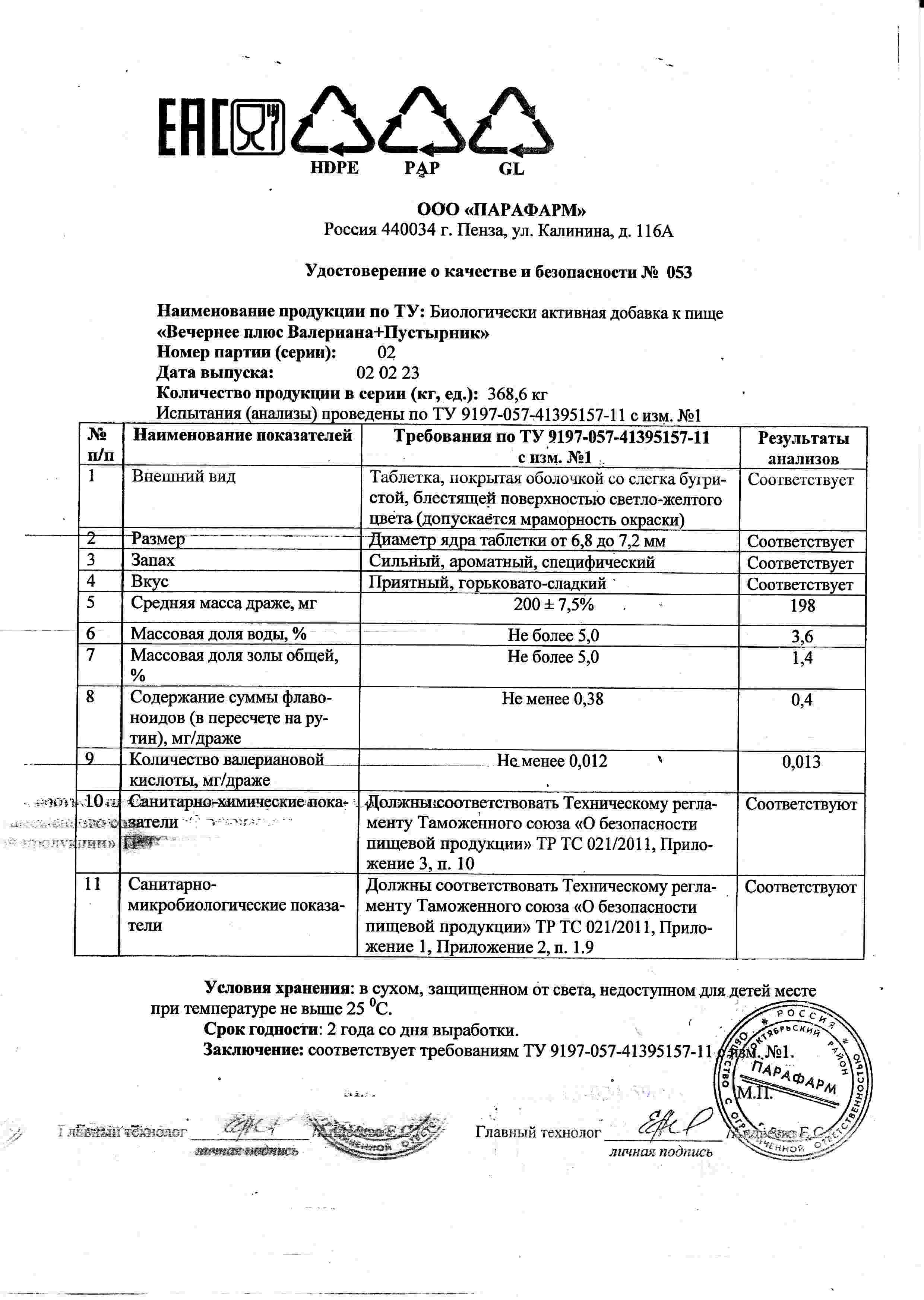Паспорт №022023